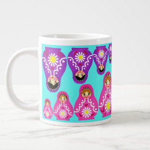 Russische Nesting Dolls Jumbo-Tasse