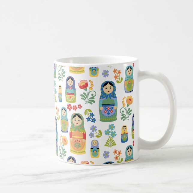 Russische Nesting Dolls Kaffeetasse (Rechts)