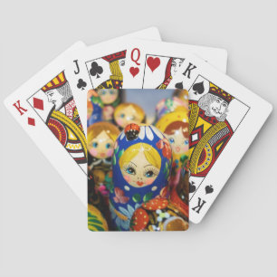 Russische Nesting Dolls Spielkarten