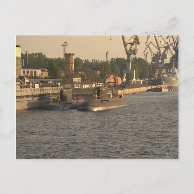 Russische Nukleare U-Boote Postkarte (Vorderseite)