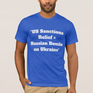 Russische Öl-Dollar finanzieren ukrainisches Blut T-Shirt