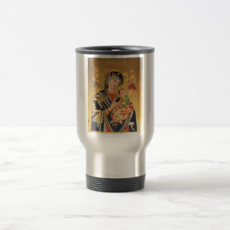 Russische orthodoxe Ikone - Jungfrau Mary und Baby Reisebecher