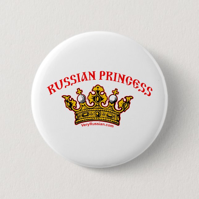 Russische Prinzessin Button (Vorderseite)