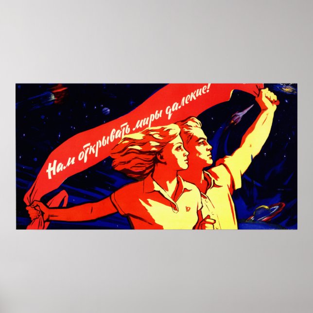 Russische Propaganda Poster (Vorne)