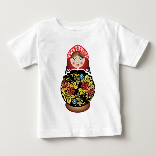 Russische Puppe Matryoshka Baby T-shirt (Vorderseite)