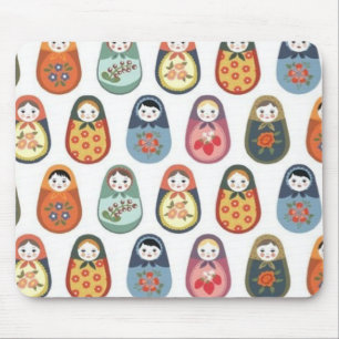 russische Puppen Mousepad