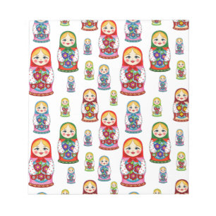 Russische Puppen Notizblock