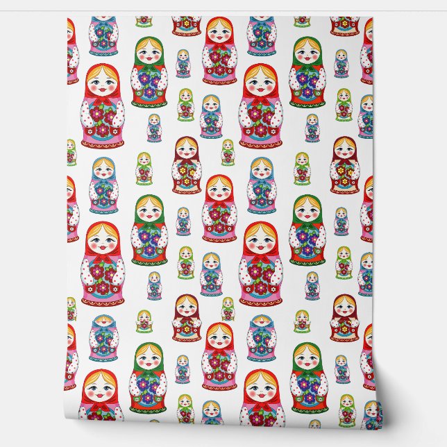 Russische Puppen Tapete (Abrollen)