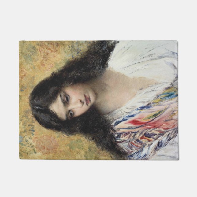 Russische Schönheit (von Konstantin Makovsky) Fußmatte (Vorderseite)