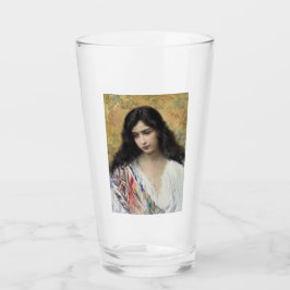 Russische Schönheit (von Konstantin Makovsky) Glas