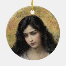 Russische Schönheit (von Konstantin Makovsky) Keramik Ornament