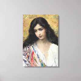 Russische Schönheit (von Konstantin Makovsky) Leinwanddruck