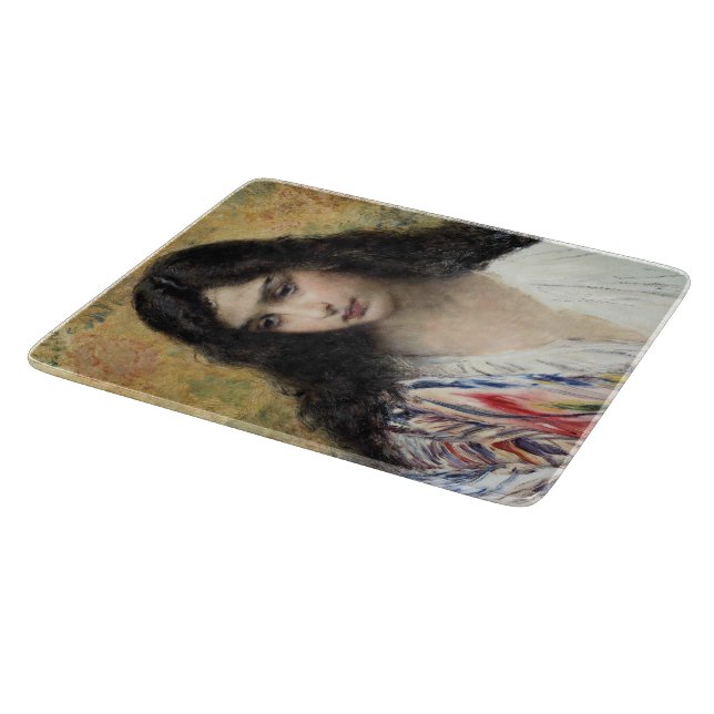 Russische Schönheit (von Konstantin Makovsky) Schneidebrett (Ecke)