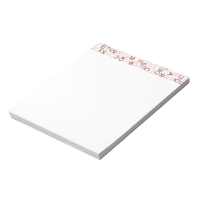 Russische Schrift Notizblock (Rotiert)