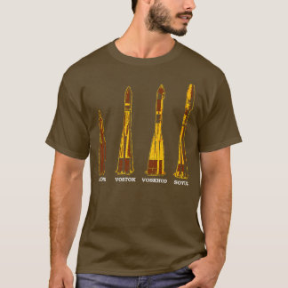 Russische Sowjetraketen T-Shirt