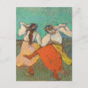 Russische Tänzer Edgar Degas Postkarte