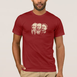 Russische Troika: Tolstoy, Dostoevsky, Tschechow T-Shirt