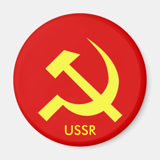Russische UdSSR Hammer & Sickle Magnet (Vorne)