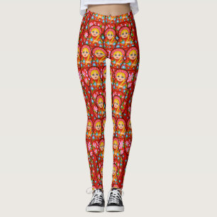 Russische Verschachtelungs-Puppe - Matryoshka Leggings