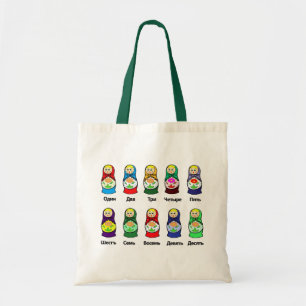 Russische Verschachtelungs-Puppe (Matryoshka) Tragetasche