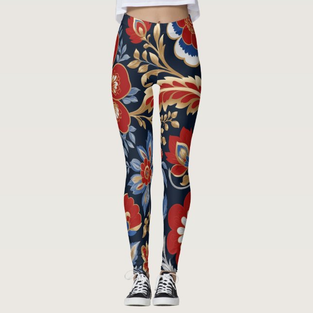 Russische Volkstradition Leggings (Vorderseite)