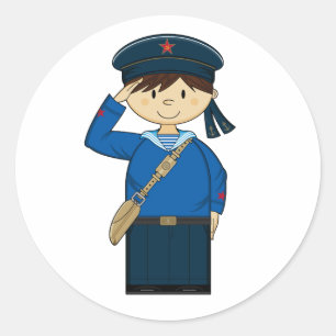 Russischer Aufkleber des Seemann-WW2