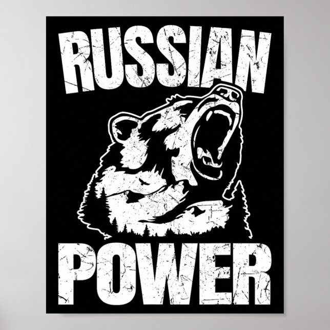 Russischer Bärenbarsch Power Russische Gymnastik B Poster (Vorne)
