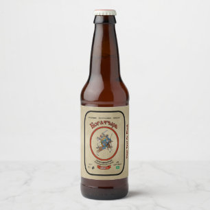 Russischer Bogatyr Bierflaschenetikett