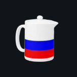Russischer Flaggenteapot<br><div class="desc">Eleganter Teekessel mit der Flagge Russlands. Dieses Produkt ist anpassbar.</div>