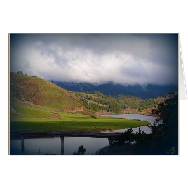 Russischer Fluss auf der Jenner Card (Vorderseite (Horizontal))