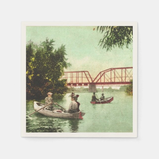 Russischer Fluss - Healdsburg, CA Serviette (Vorderseite)