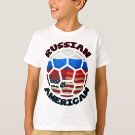 Russischer Fußballball T-Shirt