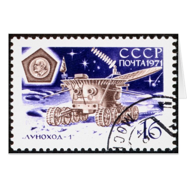 Russischer Roboter des Raum-Lunokhod-1 (Vorderseite (Horizontal))