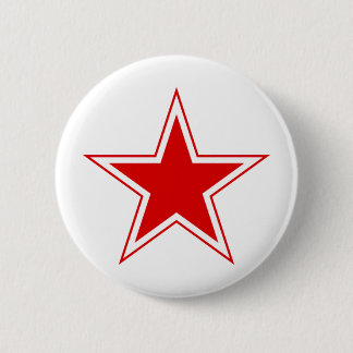 Russischer roter Stern Button