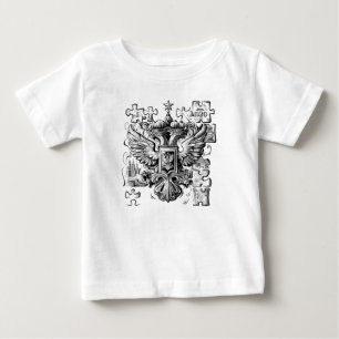 Russischer Tag - lebendiges Folk Art Design Baby T-shirt