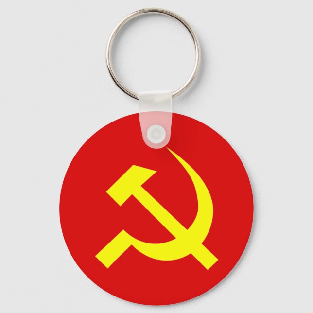 Russischer UdSSR Hammer & Sickle Schlüsselanhänger (Vorderseite)