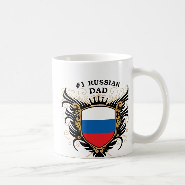 Russischer Vater der Nr.-eine Kaffeetasse (Rechts)