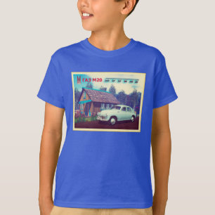 Russisches Auto und Dacha T-Shirt