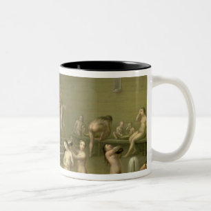 Russisches Bad, 1825 Zweifarbige Tasse