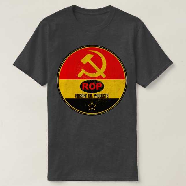 Russisches Benzinöl T-Shirt (Design vorne)