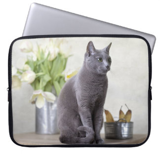 Russisches Blau Laptopschutzhülle