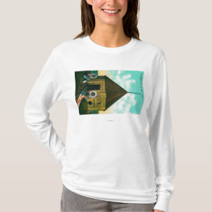 Russisches Block-Haus in St Michael, Alaska T-Shirt