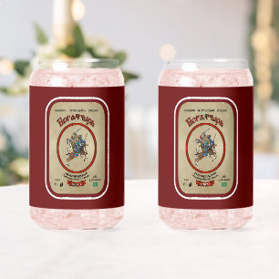 Russisches Bogatybeerlabel Dosenglas