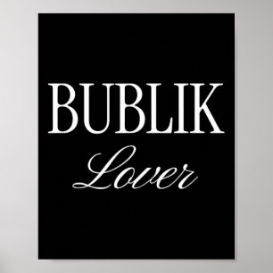Russisches Bublik-Shirt Frauen Männer Kinder Junge Poster
