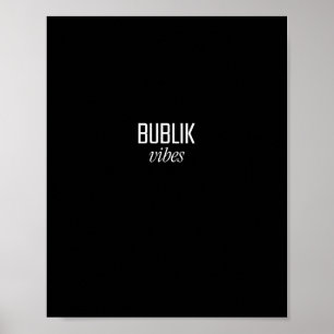 Russisches Bublik-Shirt Frauen Männer Kinder Junge Poster