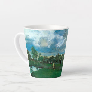 Russisches Dorf Valentin Serov Milchtasse