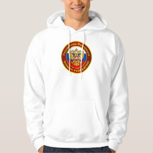 Russisches Emblem-Kleid Hoodie