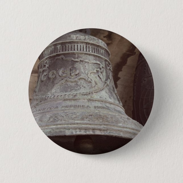 Russisches Foto Runde Abzeichen Button (Vorderseite)