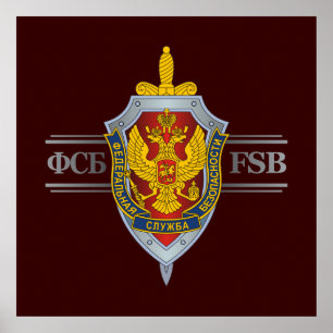 Russisches FSB Poster