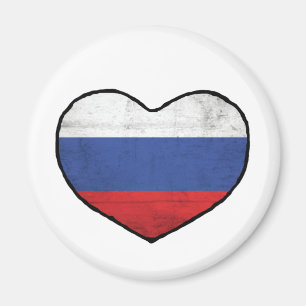 Russisches Herz Magnet
